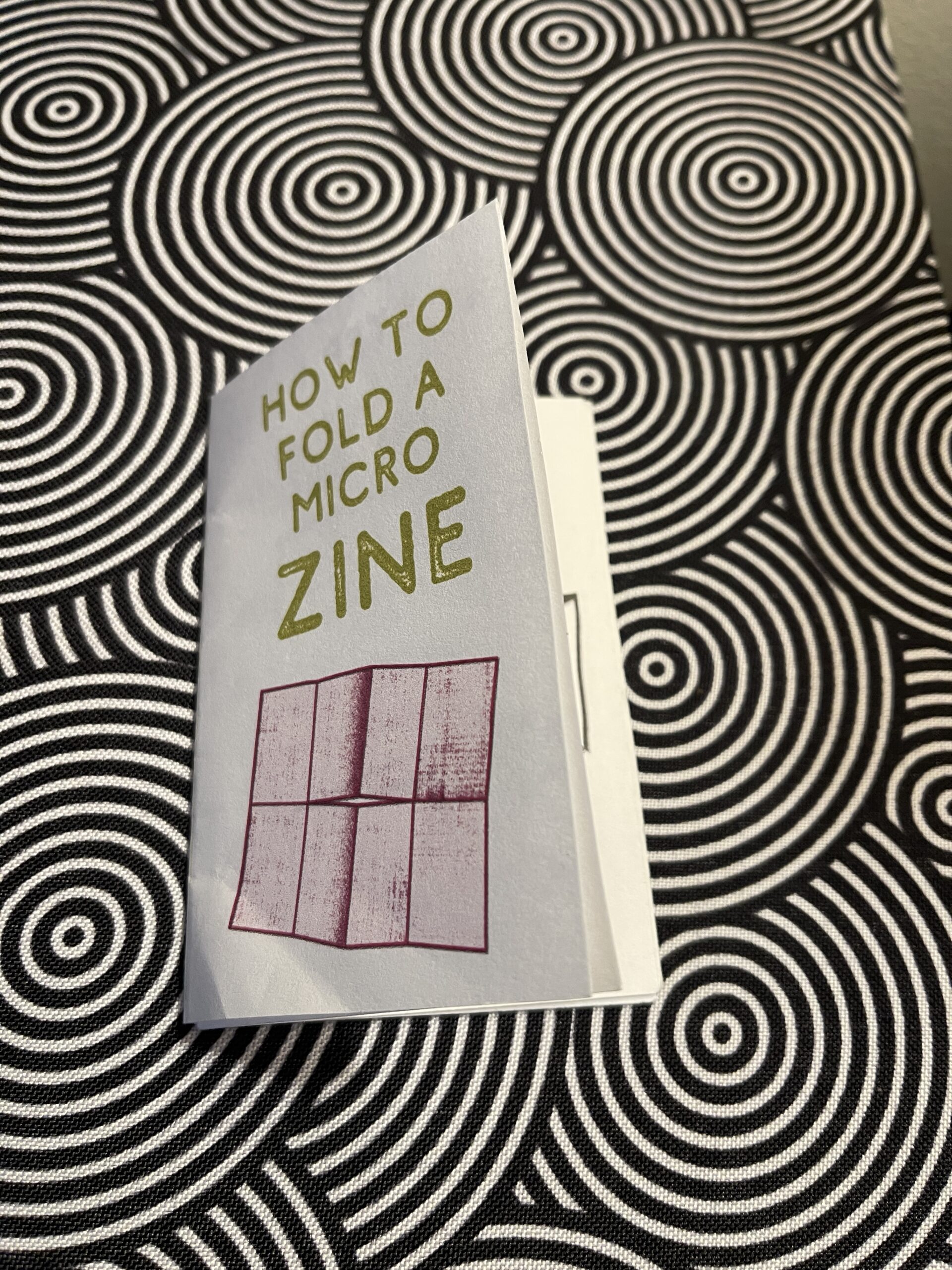How to Fold a Micro Zine